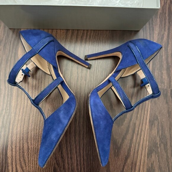Charles David Women's Stiletto Heels Royal Blue - Picture 3 of 10
